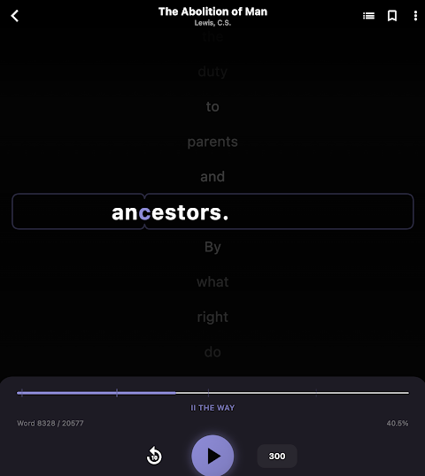Blink – Speed Reading screenshot