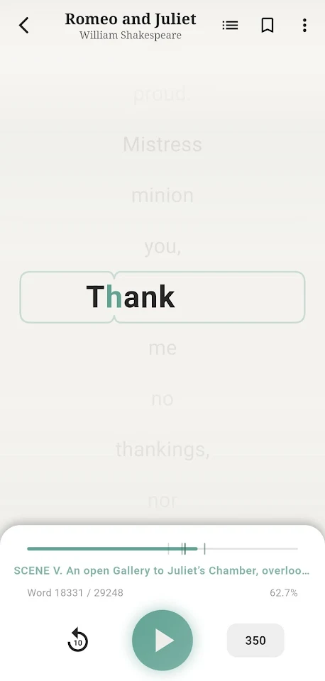 Blink – Speed Reading screenshot