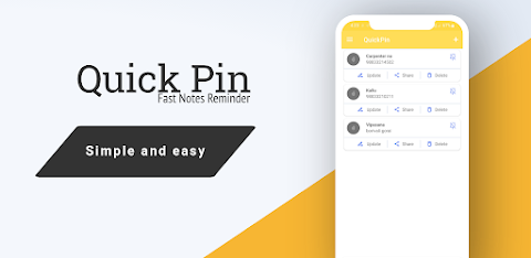 QuickPin – Fast Notes Reminder screenshot