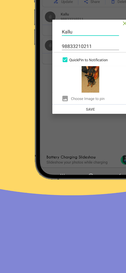 QuickPin – Fast Notes Reminder screenshot