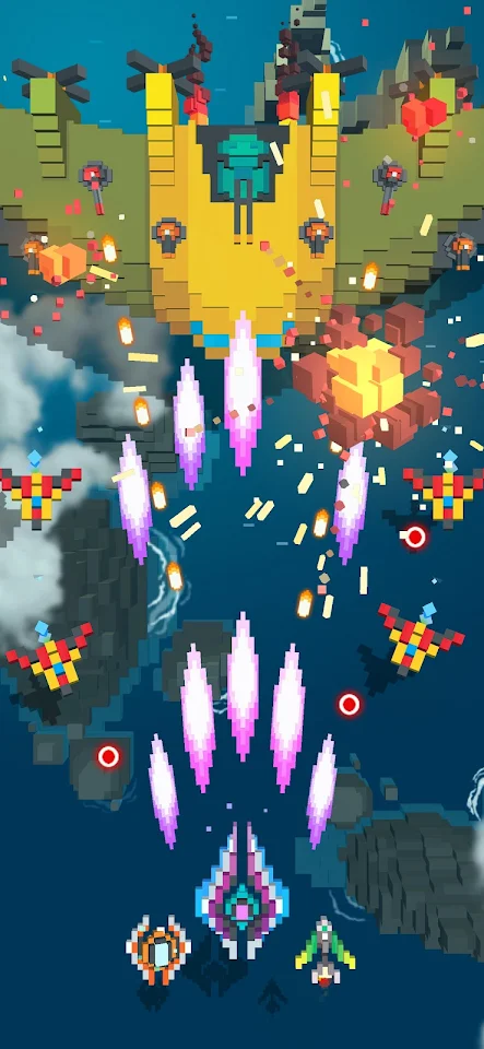 Sky Wings VIP : Pixel Fighters screenshot