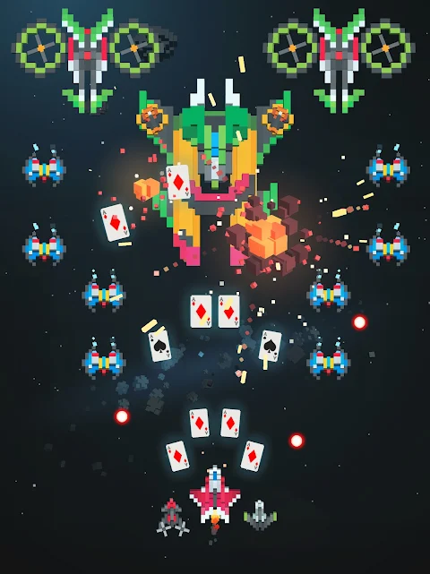 Sky Wings VIP : Pixel Fighters screenshot