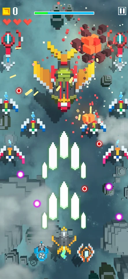 Sky Wings VIP : Pixel Fighters screenshot