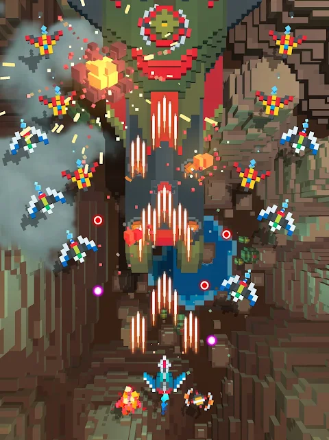 Sky Wings VIP : Pixel Fighters screenshot