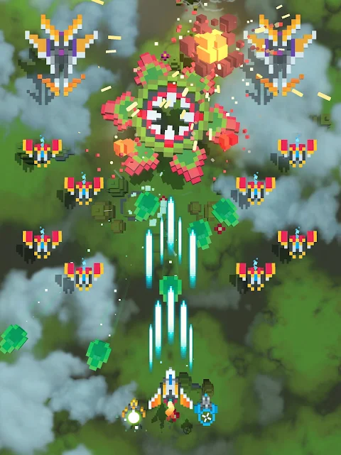 Sky Wings VIP : Pixel Fighters screenshot