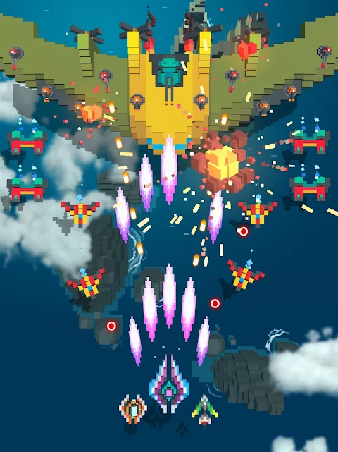 Sky Wings VIP : Pixel Fighters screenshot