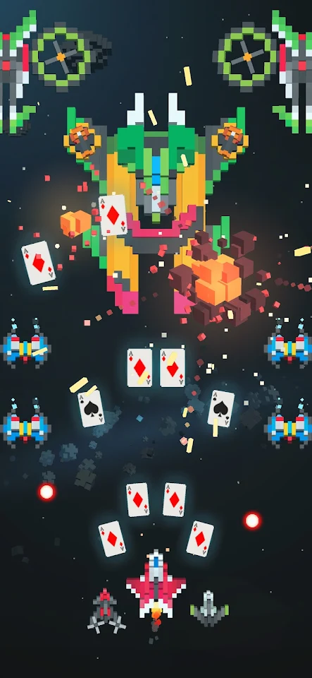 Sky Wings VIP : Pixel Fighters screenshot