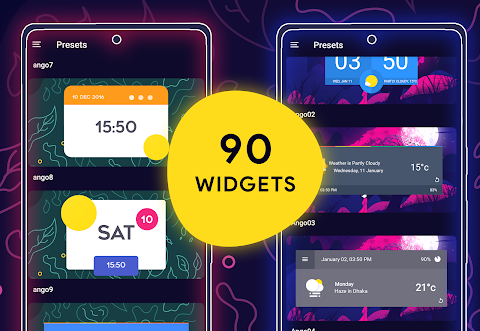 Hepta Theme, Icons, Widgets screenshot