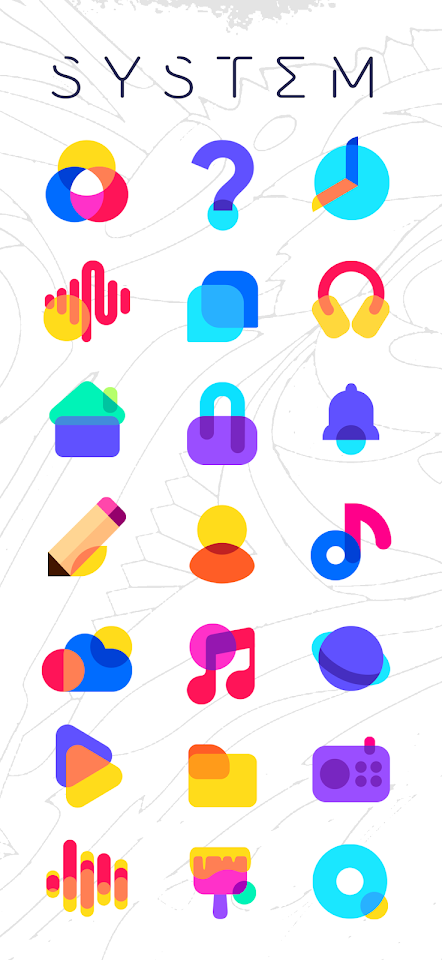 Hepta Theme, Icons, Widgets screenshot