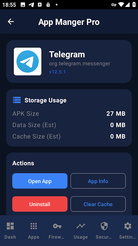 App Manager screenshot