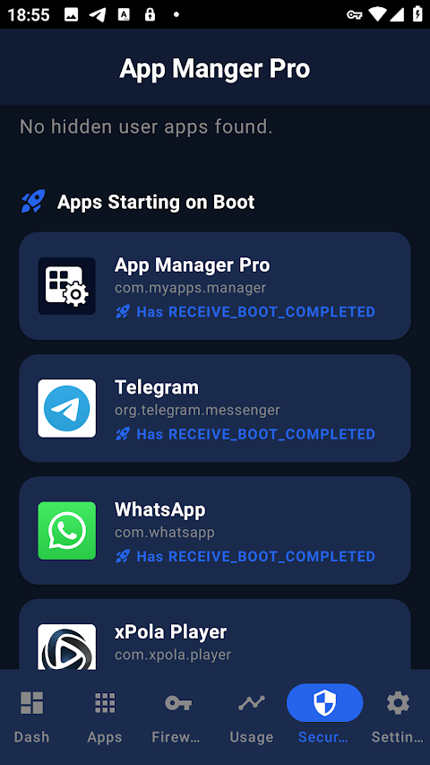 App Manager screenshot