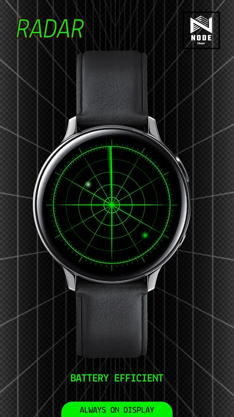 Radar Watch Face by Nodeshaper screenshot
