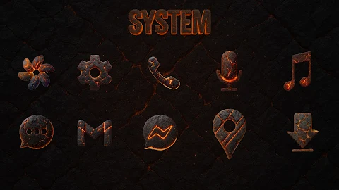 Volcanic Icon Pack screenshot