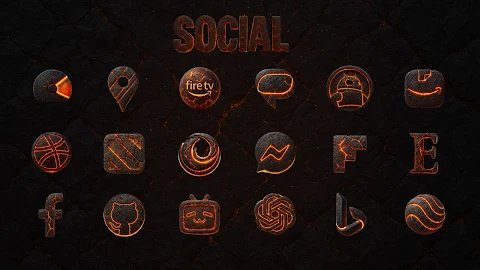 Volcanic Icon Pack screenshot