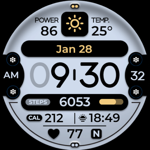 OMG 326 – Digital Watch Face screenshot