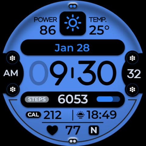 OMG 326 – Digital Watch Face screenshot