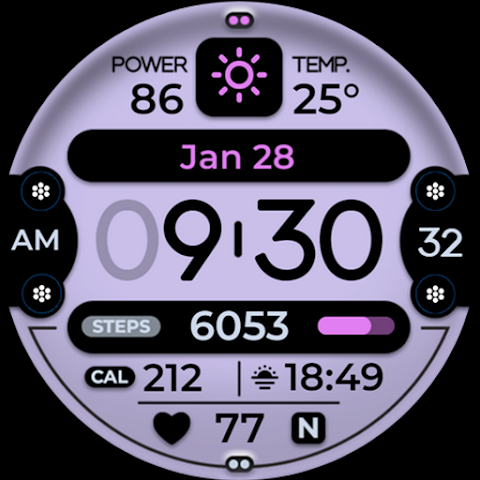 OMG 326 – Digital Watch Face screenshot