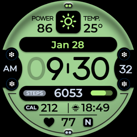 OMG 326 – Digital Watch Face screenshot