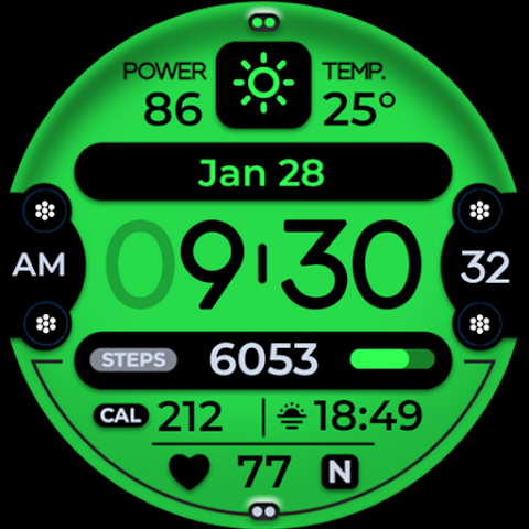 OMG 326 – Digital Watch Face screenshot