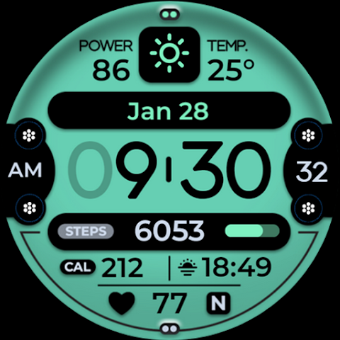 OMG 326 – Digital Watch Face screenshot