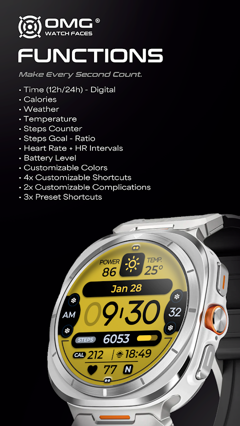 OMG 326 – Digital Watch Face screenshot