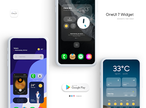 OneUI 7 Widget for KWGT screenshot