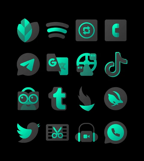 Cyandiant – icon Pack screenshot