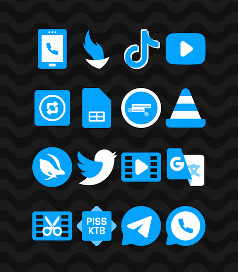 Blue – Icon Pack screenshot