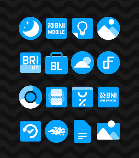 Blue – Icon Pack screenshot