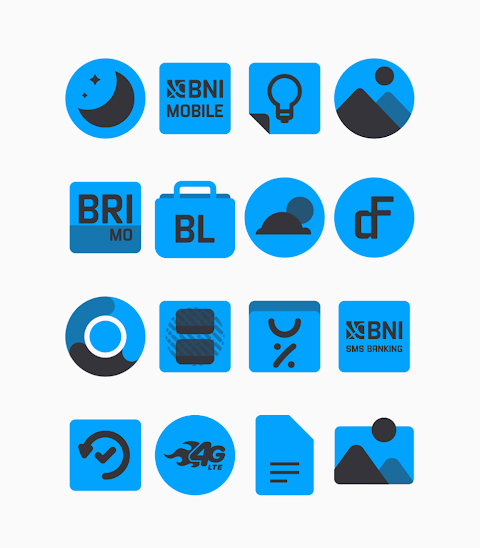 Samak Blue – Icon Pack screenshot