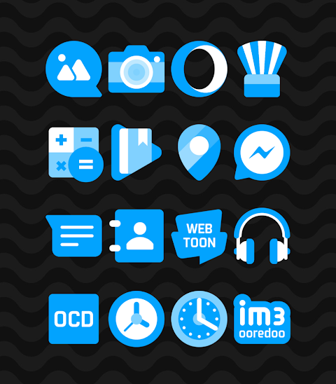 Blue – Icon Pack screenshot