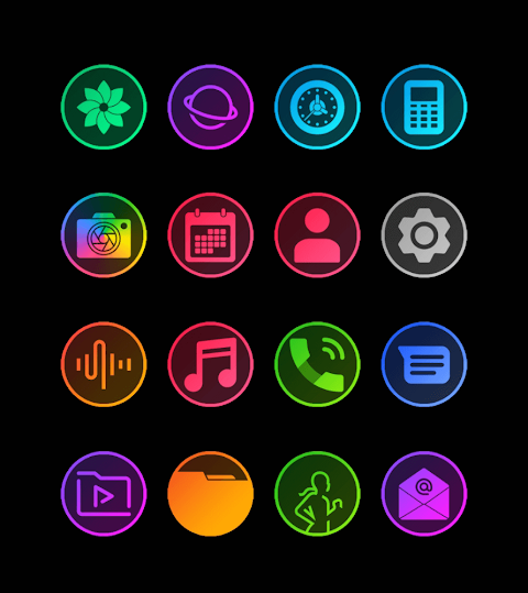 Circle Clear Icon Pack screenshot