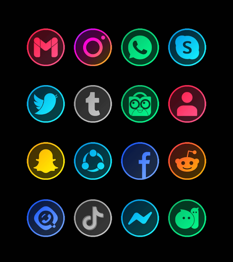 Circle Clear Icon Pack screenshot