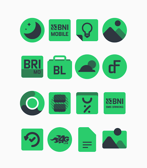Warak Green – Icon Pack screenshot