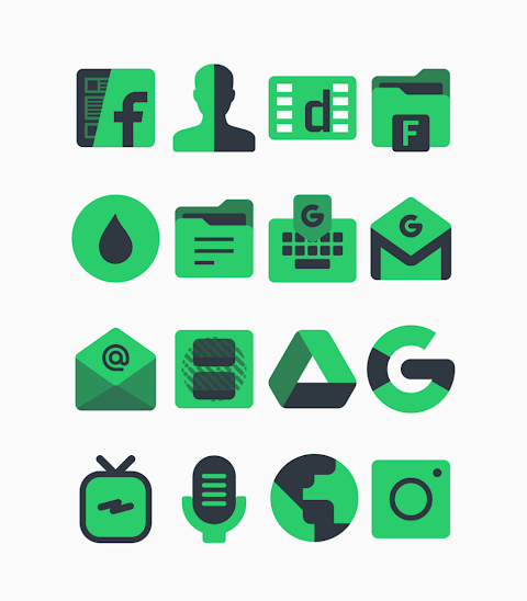 Warak Green – Icon Pack screenshot