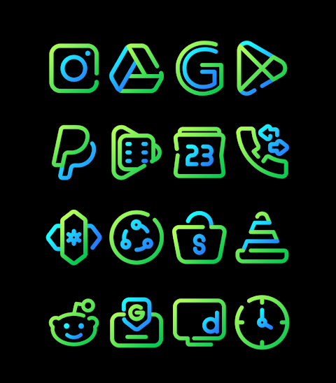 Earth – Lines Icon Pack screenshot