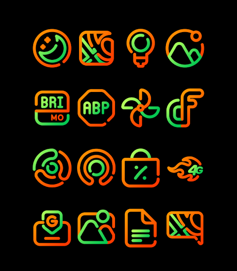 Marigold – Lines Icon Pack screenshot