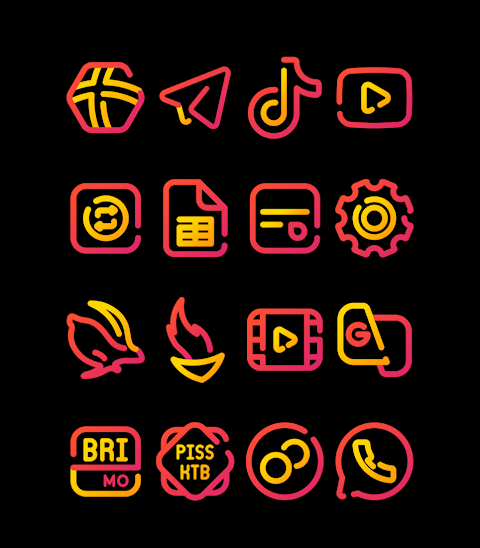 Red Carpet – Lines Icon Pack screenshot