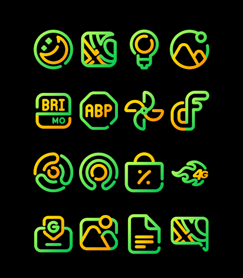 Sun Flower – Line Icon Pack screenshot