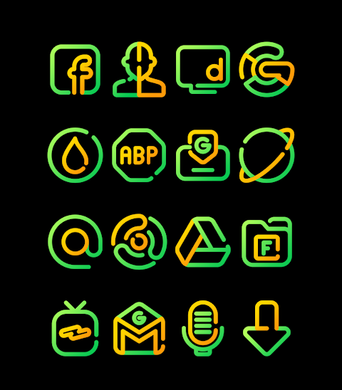 Sun Flower – Line Icon Pack screenshot