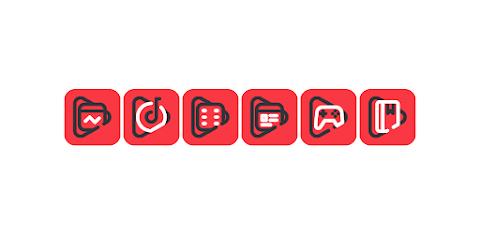 Linios Red – Icon Pack screenshot