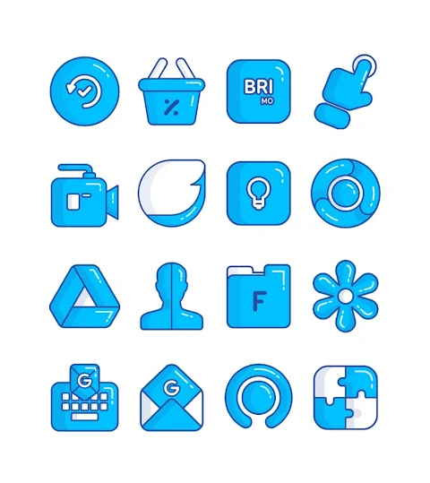 Blueberry – icon pack screenshot