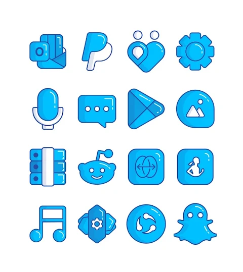 Blueberry – icon pack screenshot