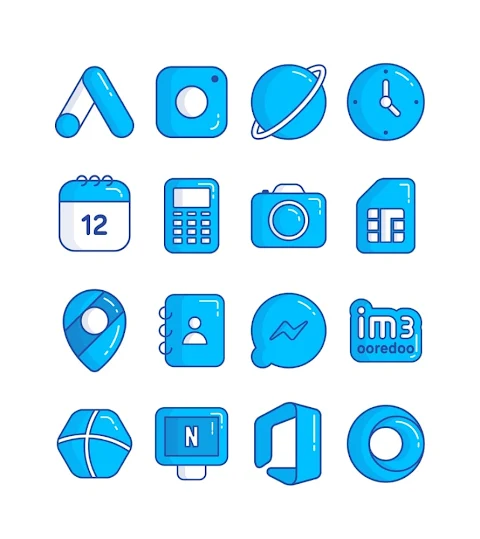 Blueberry – icon pack screenshot