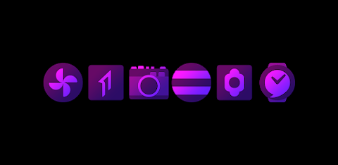 Murasaki Purple – Icon Pack screenshot