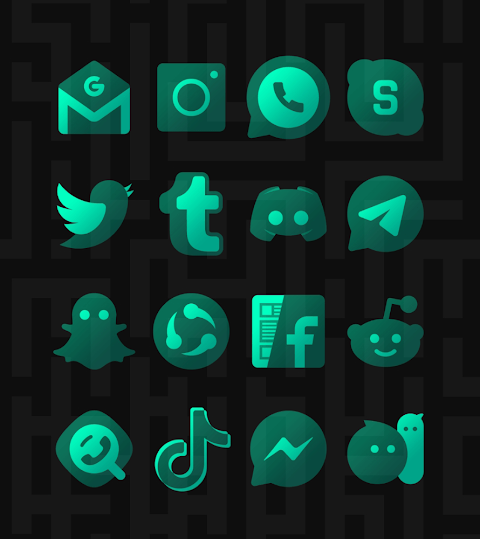 Takoizu Cyan – Icon Pack screenshot