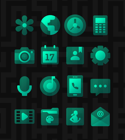 Takoizu Cyan – Icon Pack screenshot