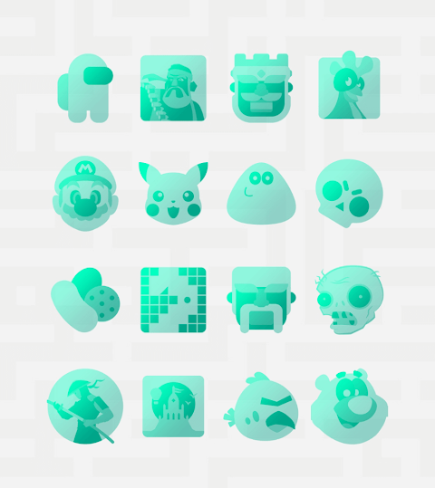 Takoizu Cyan – Icon Pack screenshot