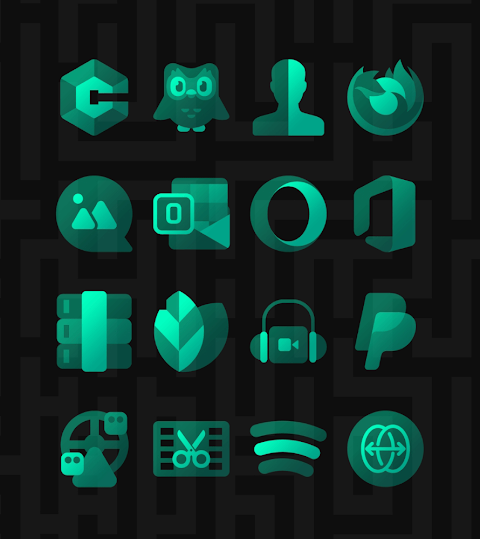 Takoizu Cyan – Icon Pack screenshot