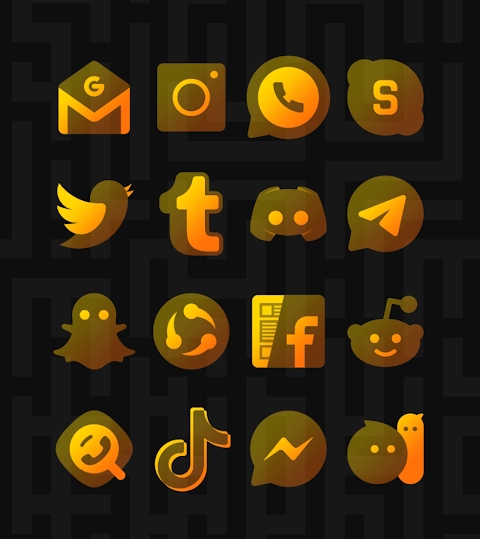 Himawari Yellow – Icon Pack screenshot